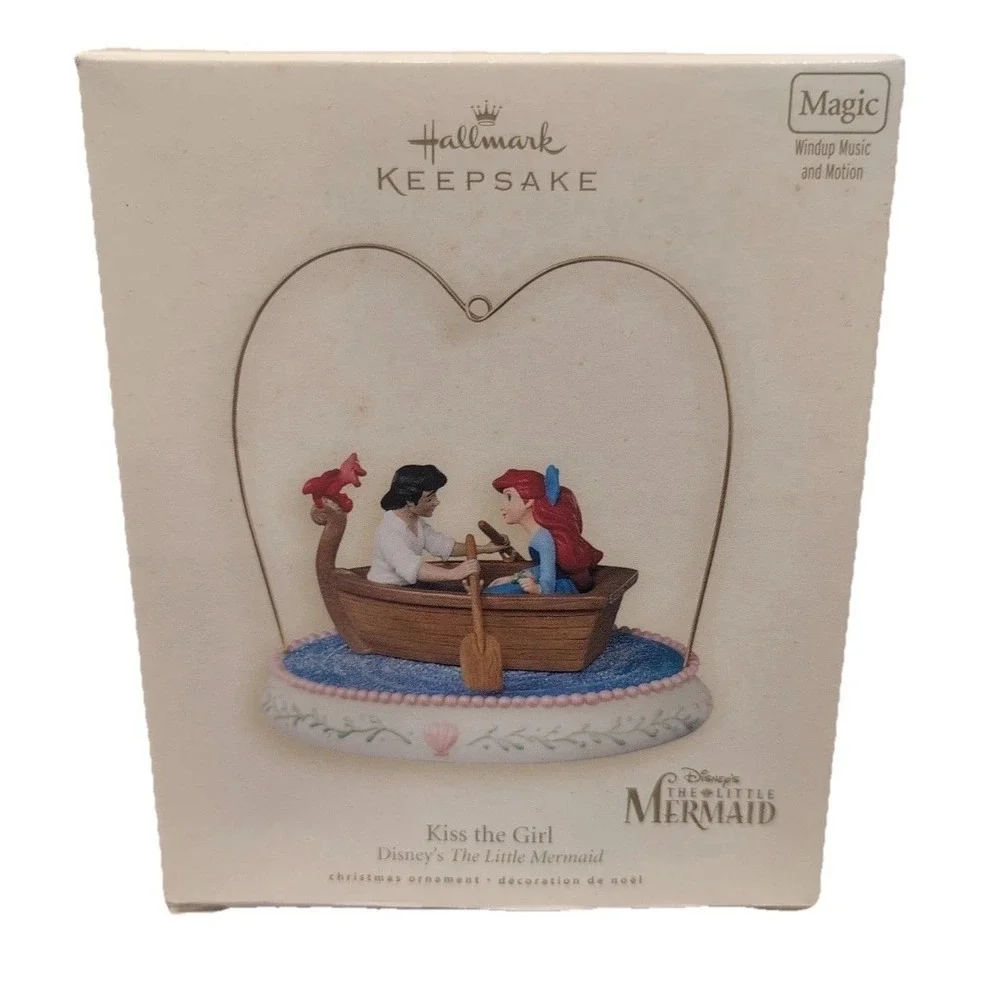 Hallmark Keepsake Disney The Little Mermaid Kiss the Girl Christmas Ornament '07